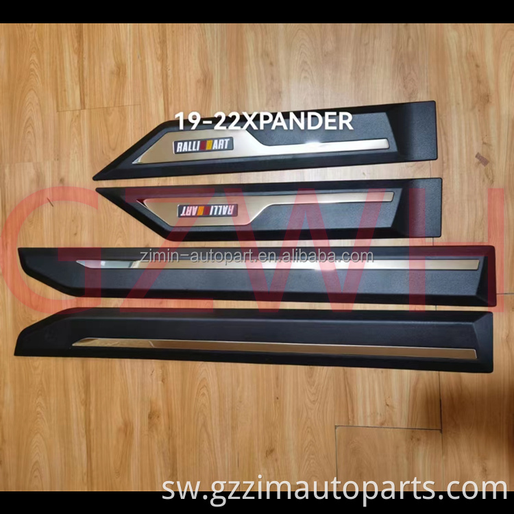 ABS Plastiki Refit mlango wa kulinda trim ukingo wa ukingo wa XPander 2019-2022